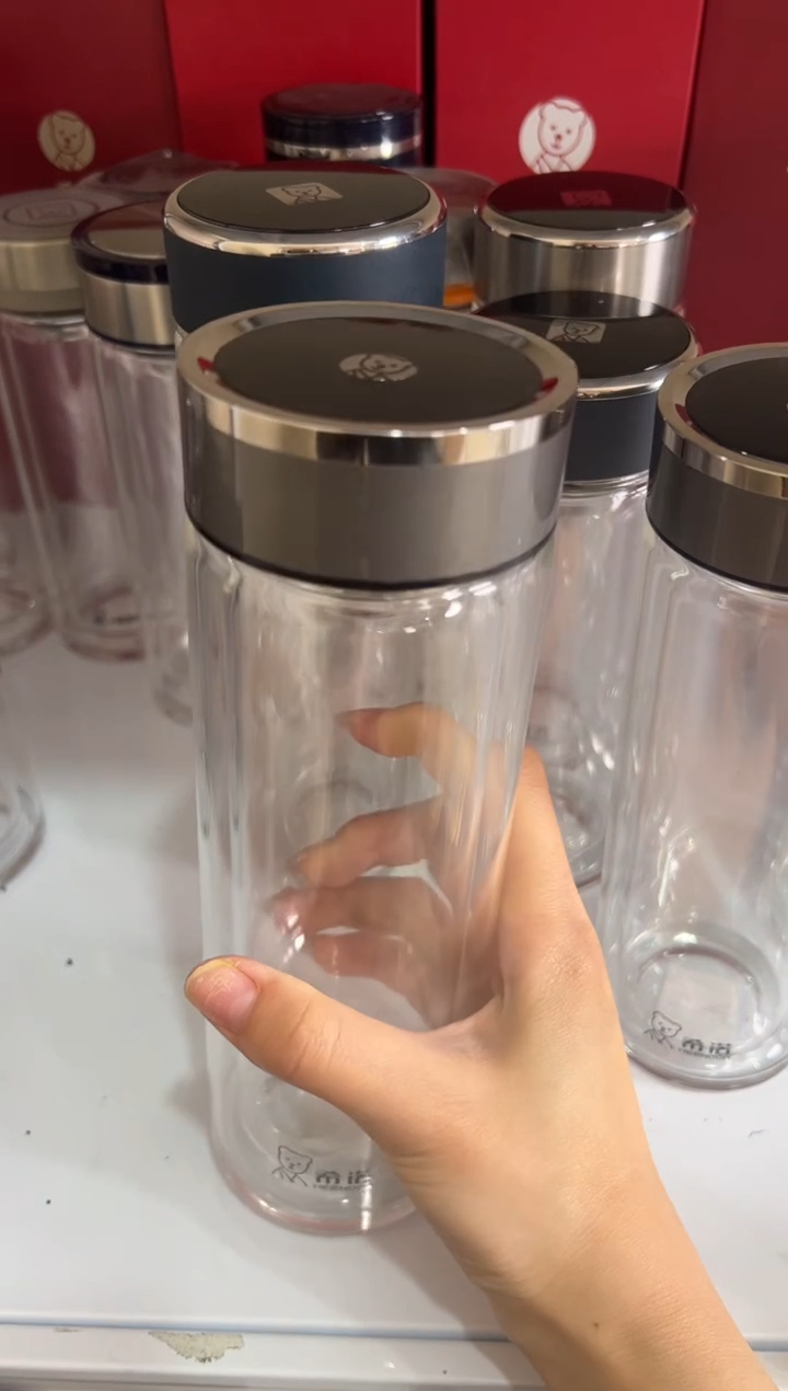 【闪购商品】双层高档410ml大容量茶杯