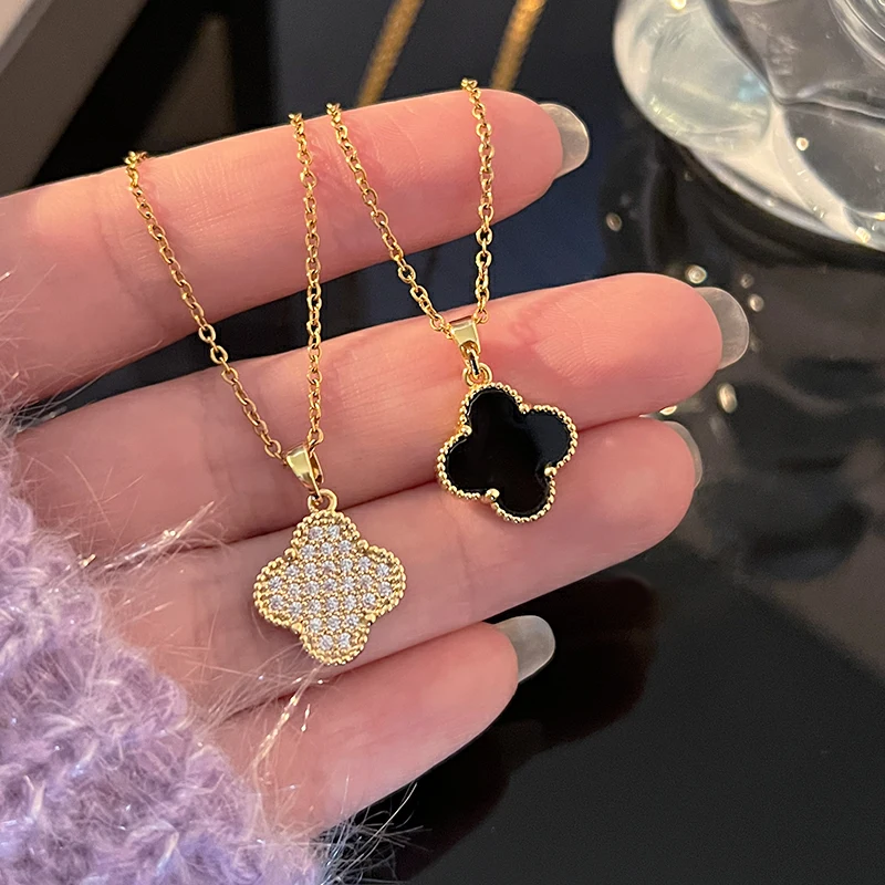 【集合链接】ins轻奢高定毛衣链项链饰品韩版钛钢配饰女生好穿搭