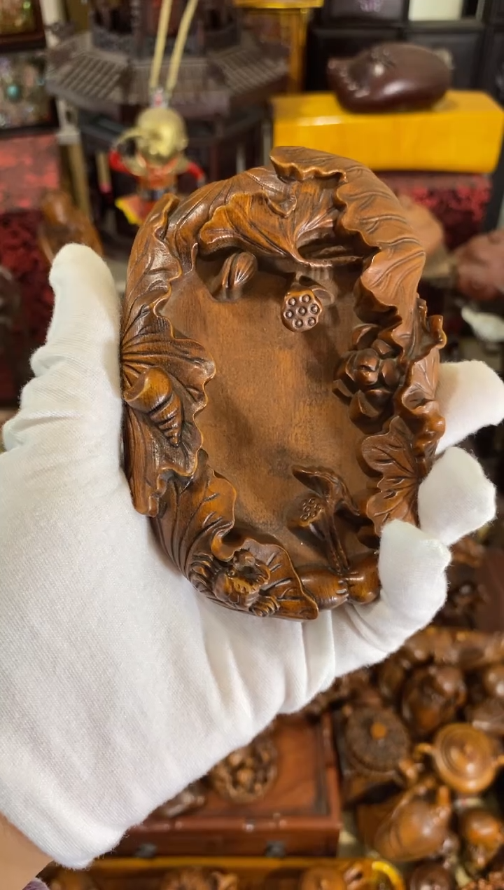 木小叶黄杨小件笔洗