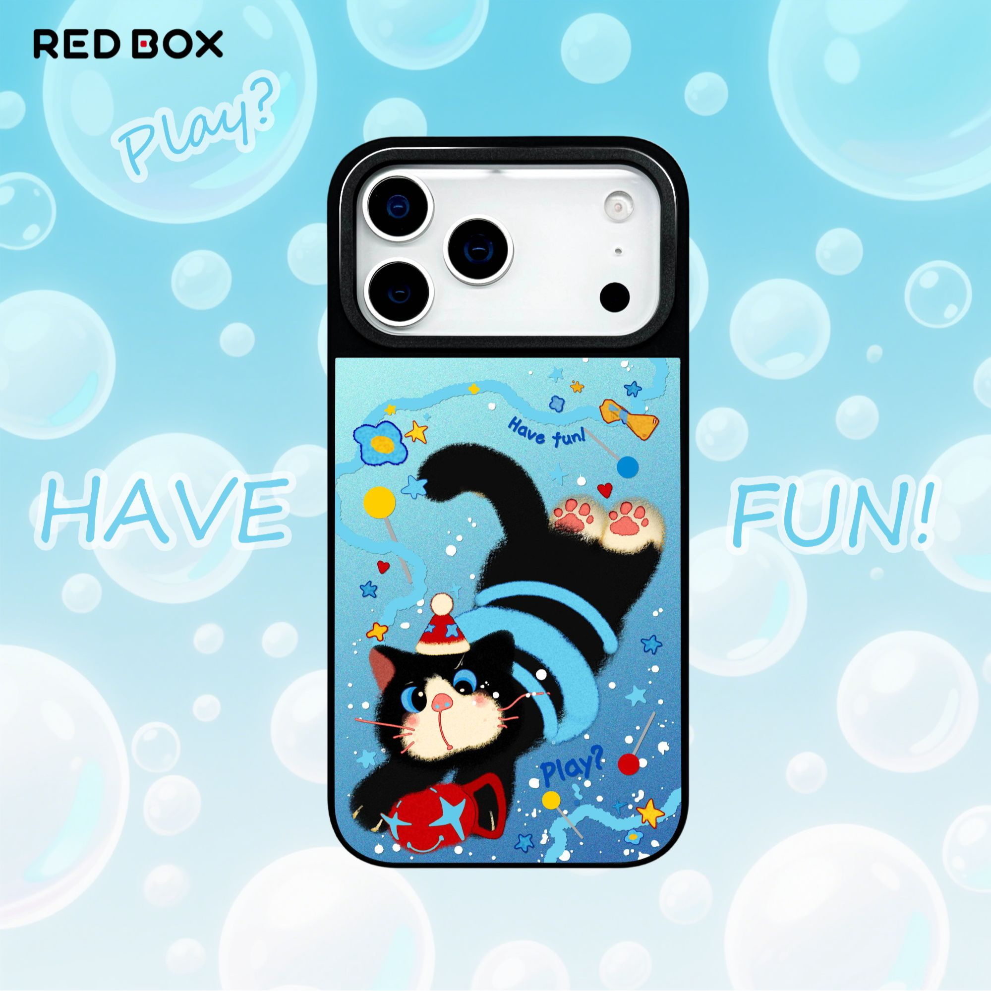 REDBOX“美美Sunday” 美美玩耍 系列iPhone17磁吸磨砂镭射手机壳