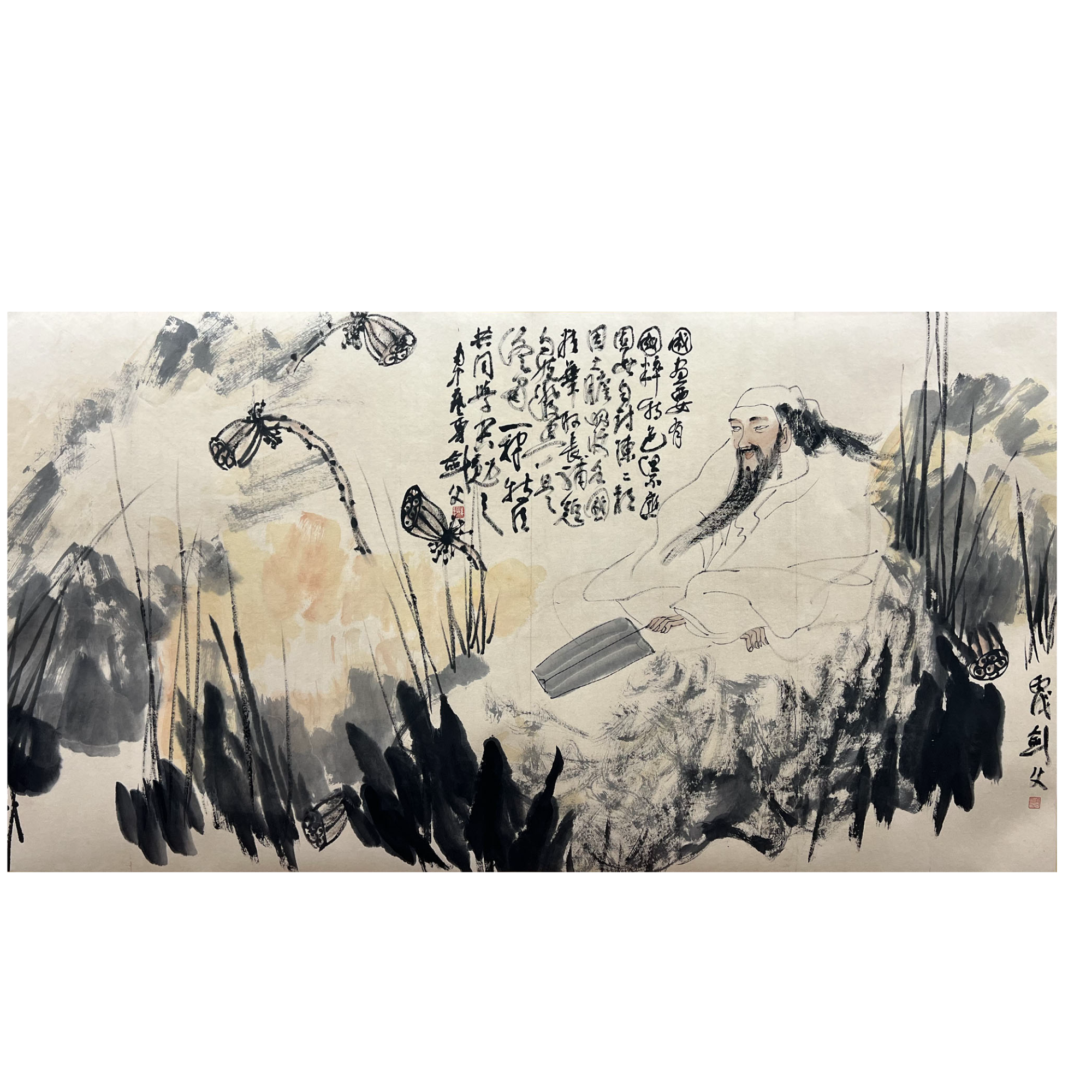 GJF 15平尺 纸本 人物 178*96