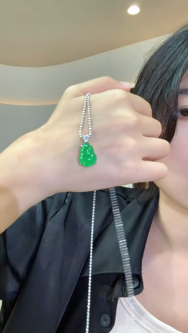 玛瑙/玉髓吊坠（不含链）银S925镶嵌A103 |  350