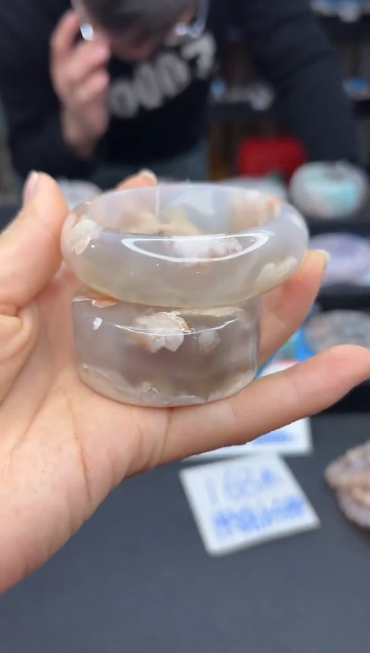 【闪购商品】石英质玉手镯未镶嵌2006（53圈赠送镯心）