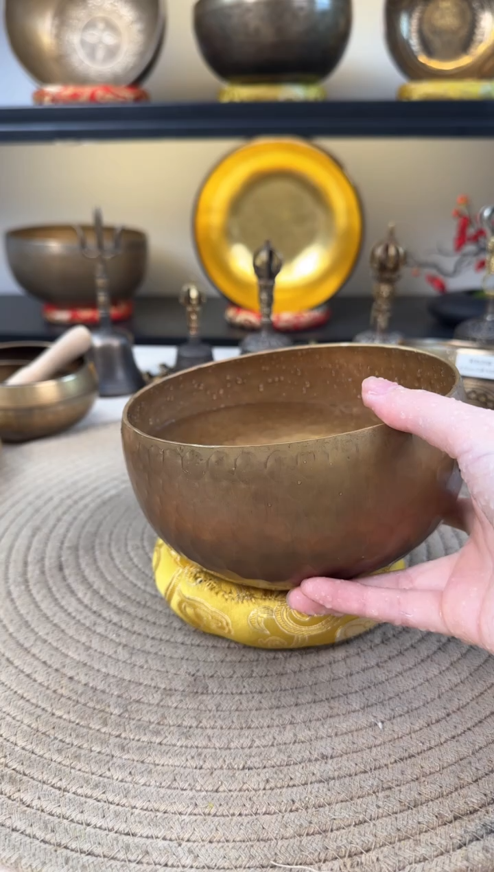 【闪购商品】15cm龙鳞颂钵 尼泊尔手工颂钵