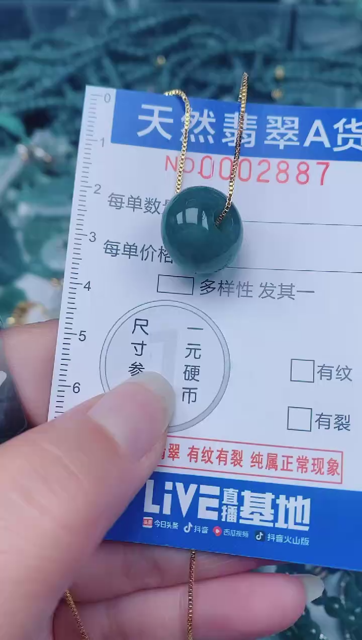 颈饰未镶嵌翡翠00002887