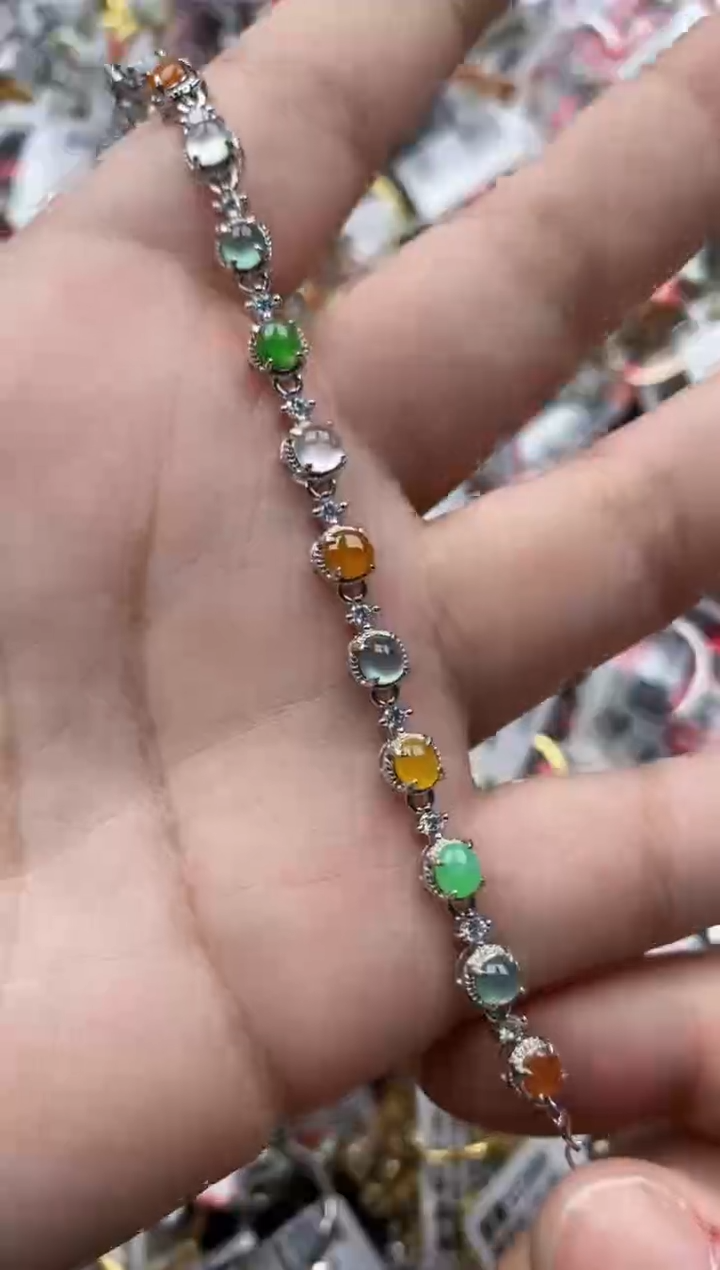 【闪购商品】翡翠戒指银S925镶嵌3333---10