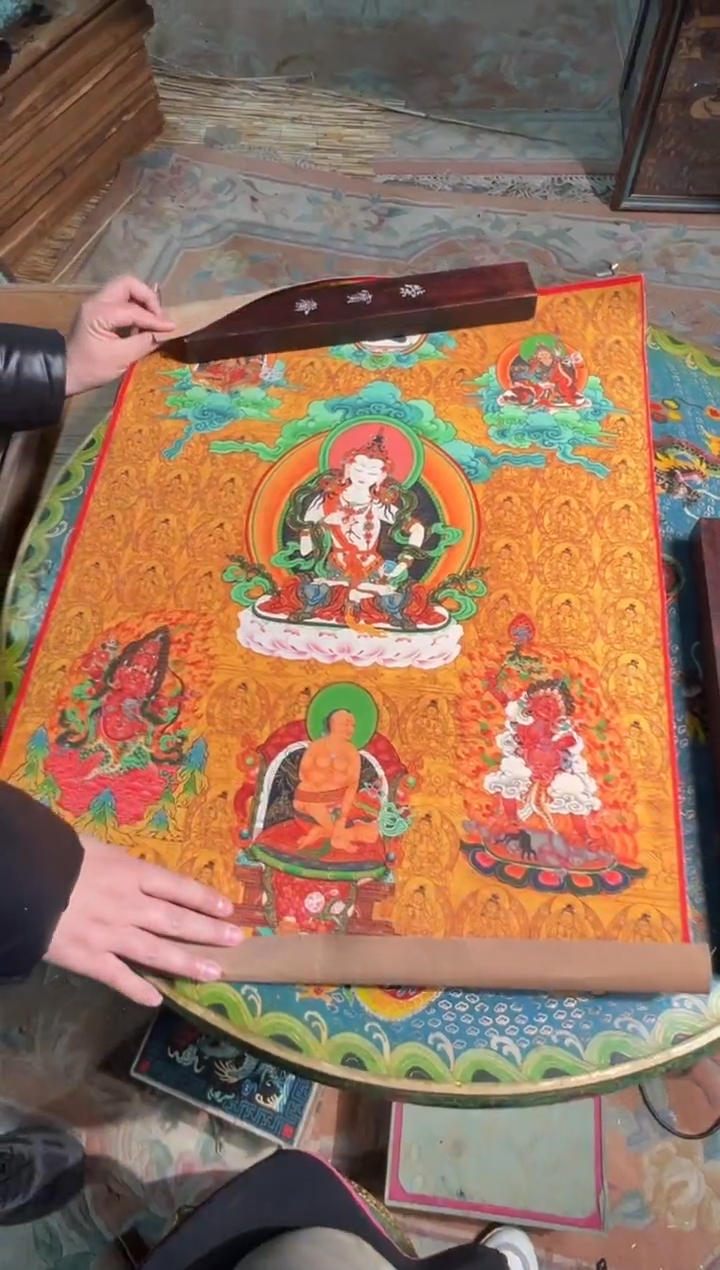 卷轴画卷轴画奥奥的唐卡