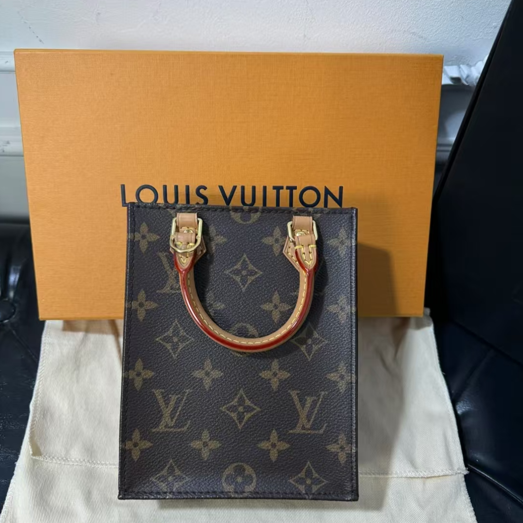 95新 LouisVuitton/路易威登 安洁利 LV老花琴谱小号单肩包