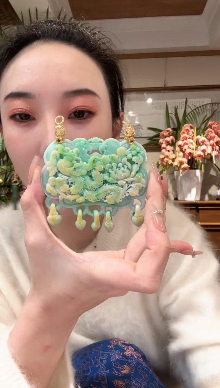 【闪购商品】翡翠颈饰未镶嵌国风