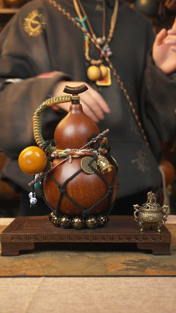 【闪购商品】305大漆葫芦一物一拍记葫堂出品