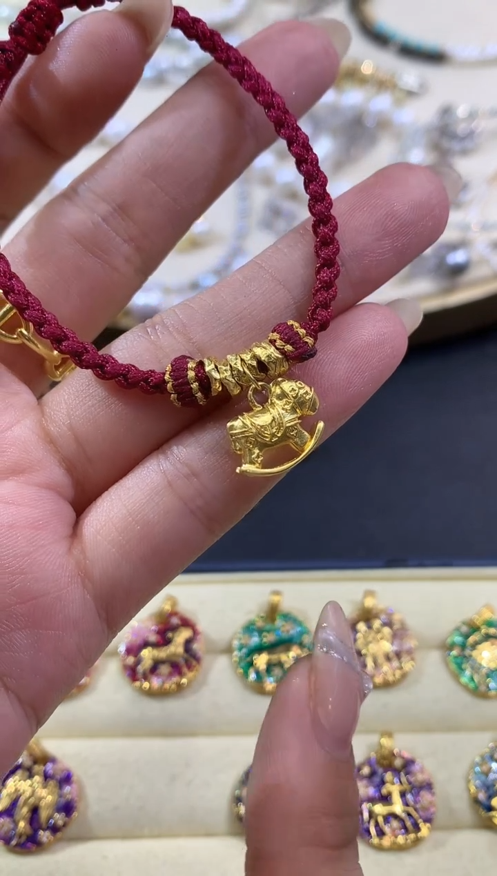 手链定制足金A389|多样性发货一件|699|BZJ6