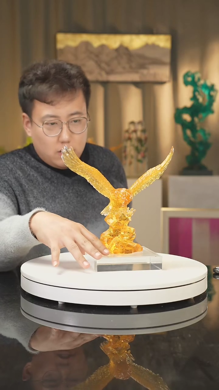 【闪购商品】雅致水晶琉璃 摆件 花器 果盘 茶酒具