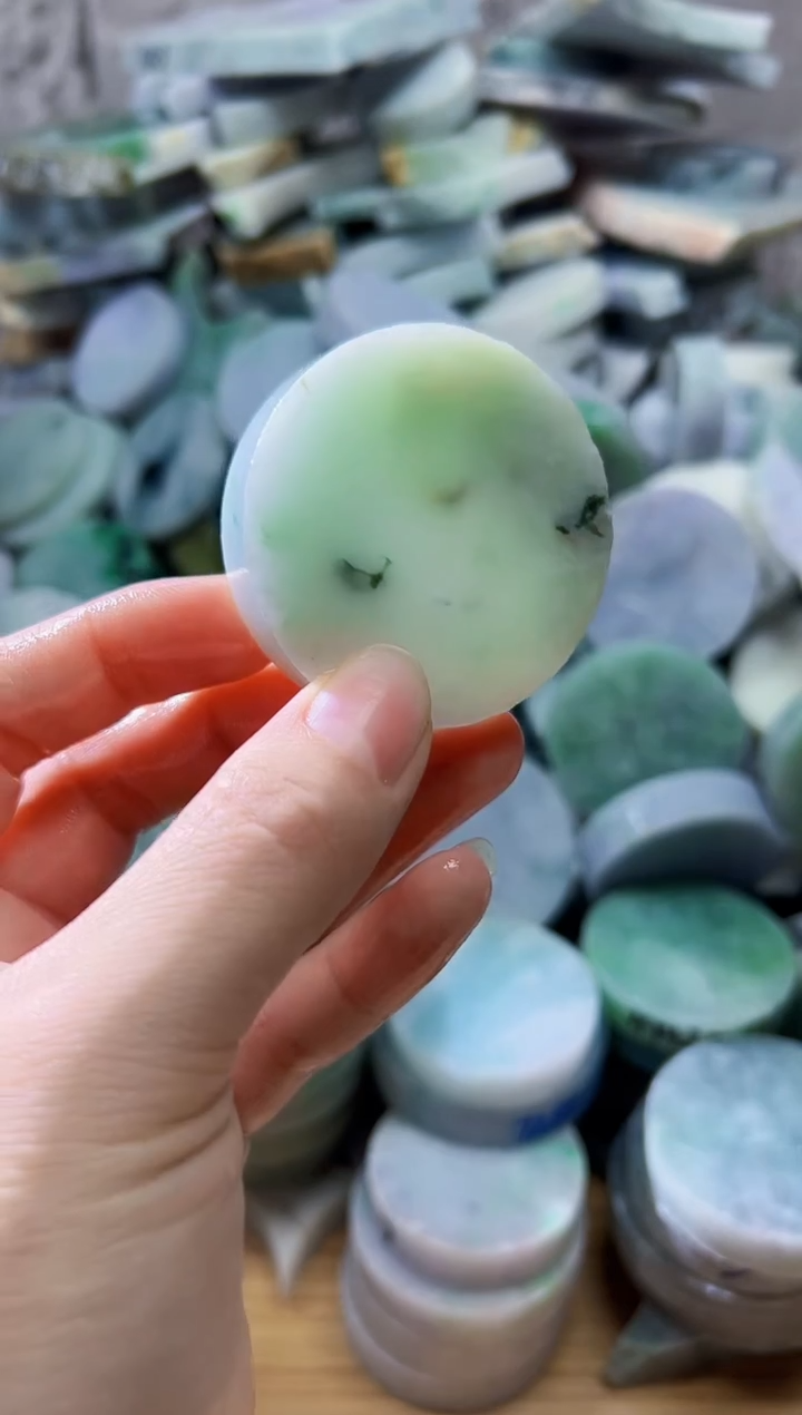 裸石翡翠天然翡翠A货玉 南 375