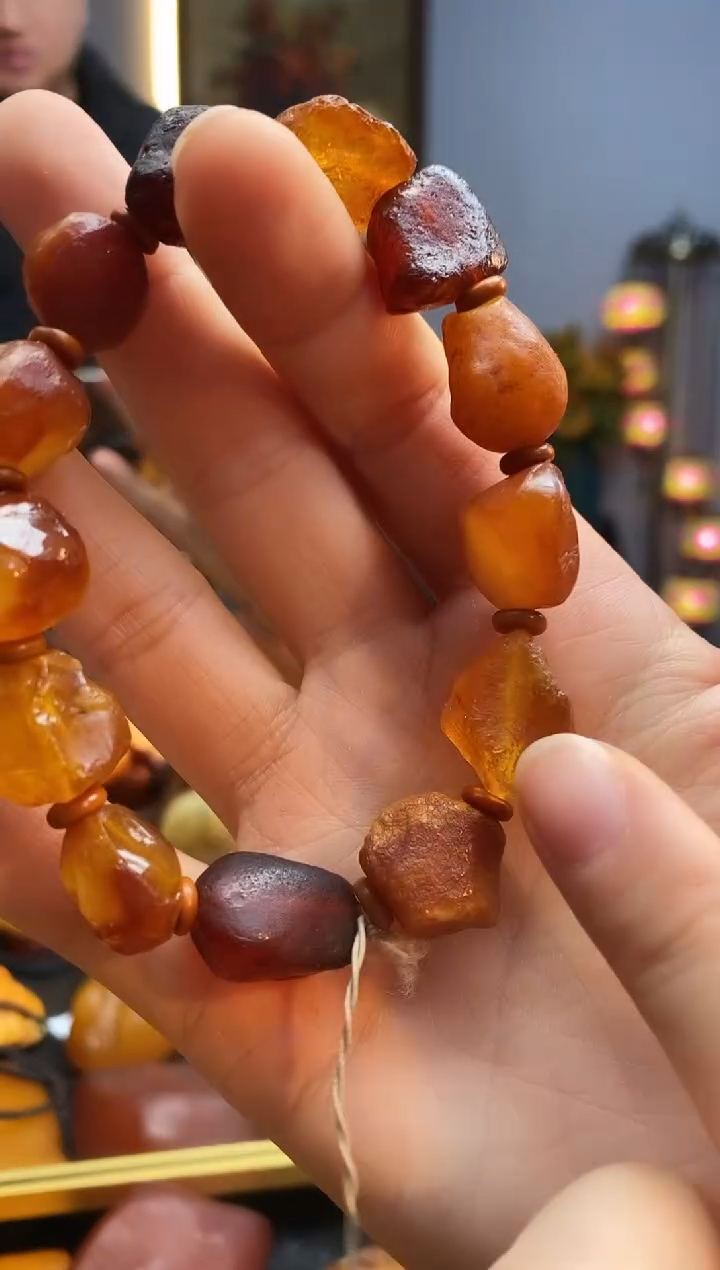 手链琥珀未镶嵌手串