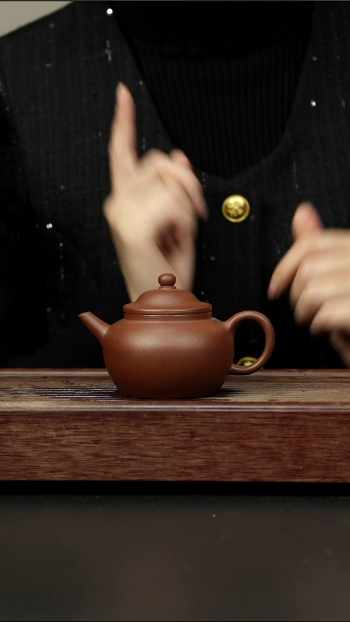 茶壶紫砂底槽清 笠帽水平