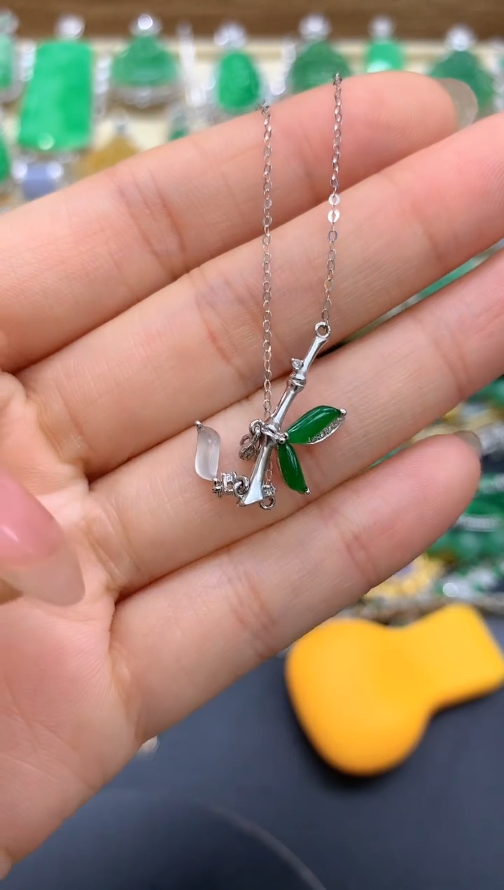 【闪购商品】翡翠颈饰18K金镶嵌282-中国好珍宝