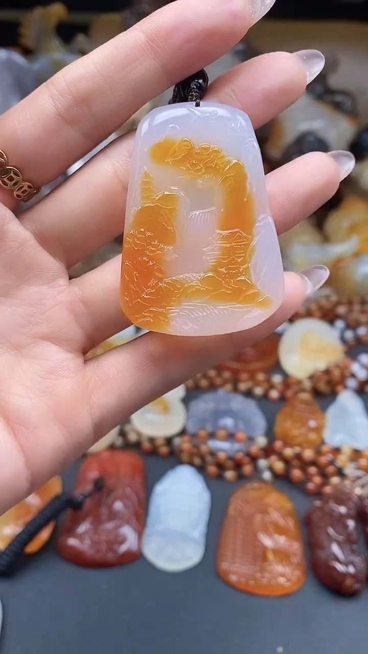 【闪购商品】玛瑙/玉髓颈饰未镶嵌dd