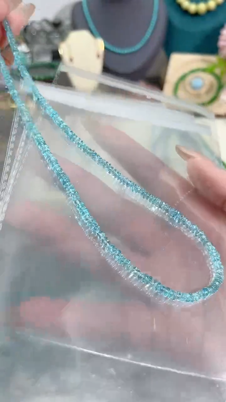 【闪购商品】磷灰石项链银S925镶嵌199