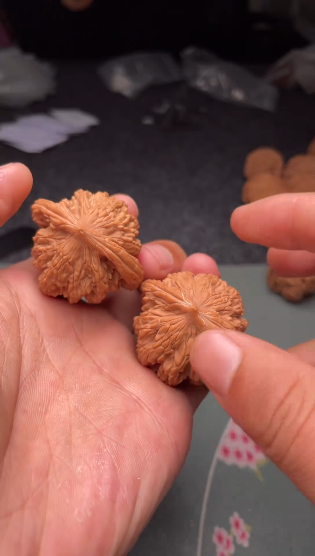 把件文玩核桃a255  麦虎 41尺