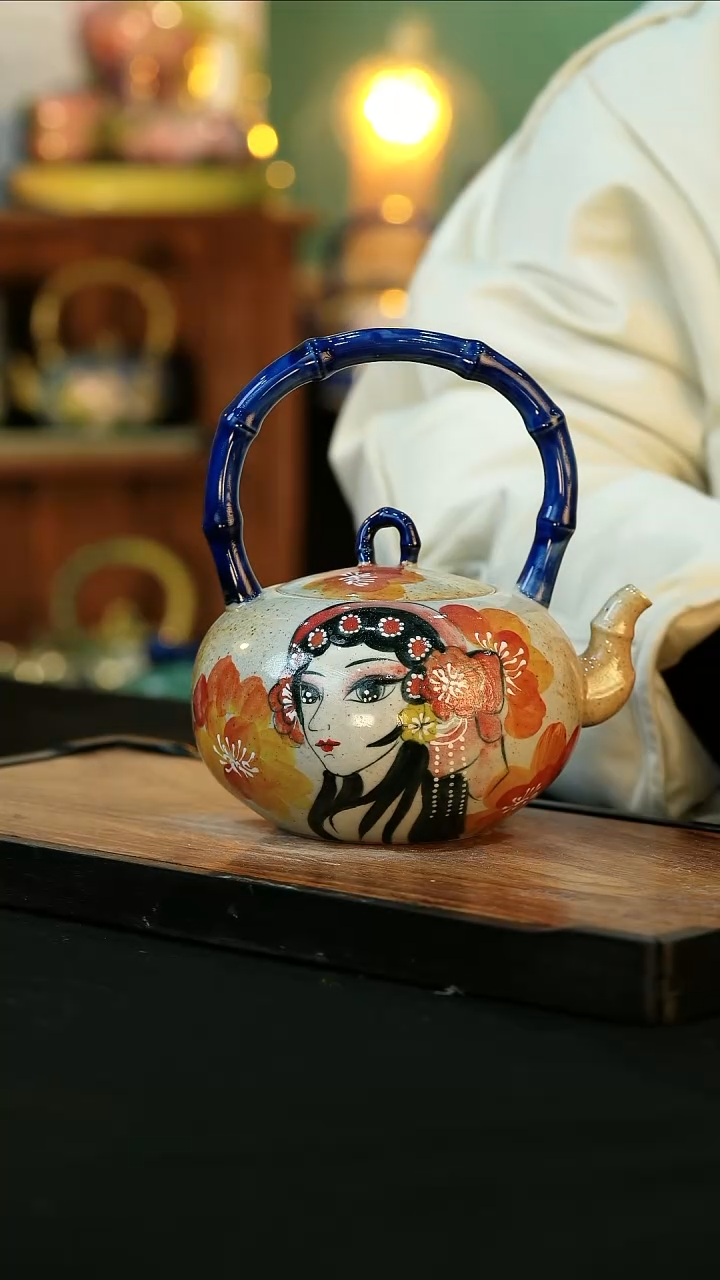 【闪购商品】杯手绘心瓷陶瓷浮力