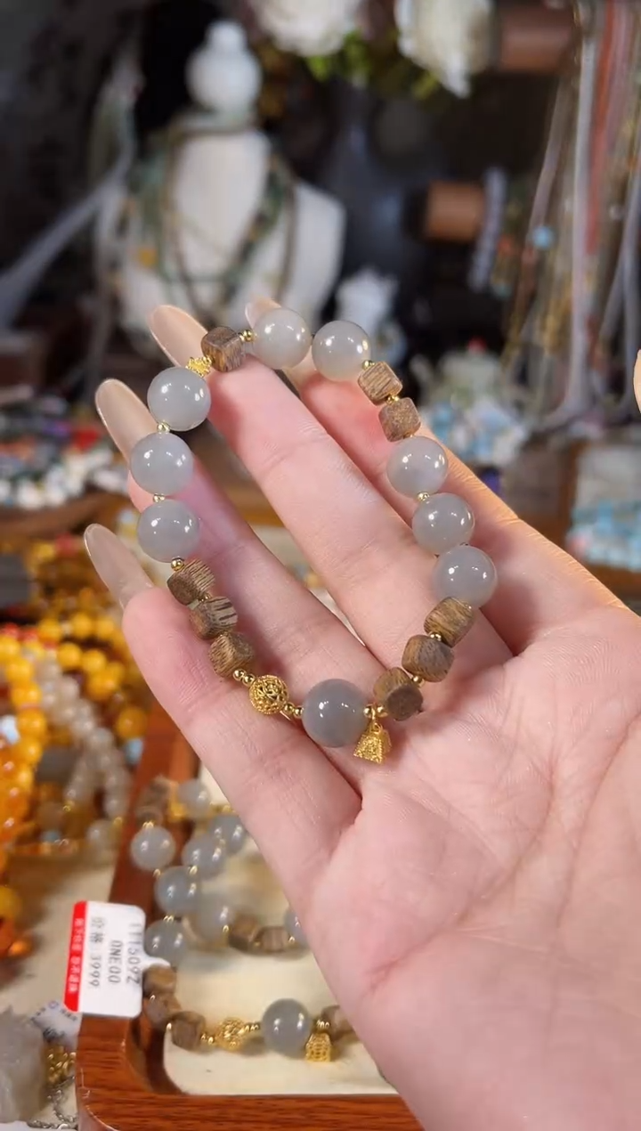 【闪购商品】和田玉手链银S925镶嵌多样性发货其一