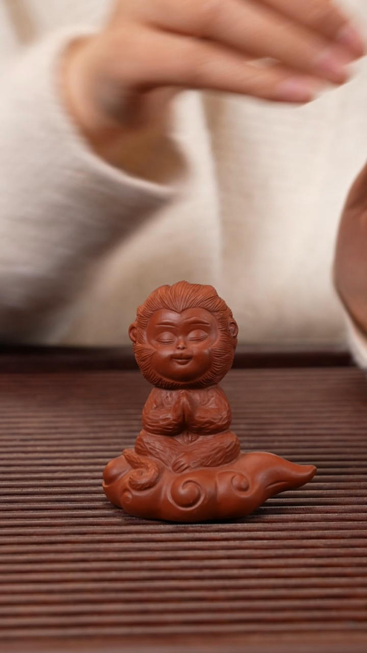 【闪购商品】紫砂茶宠祥云悟空