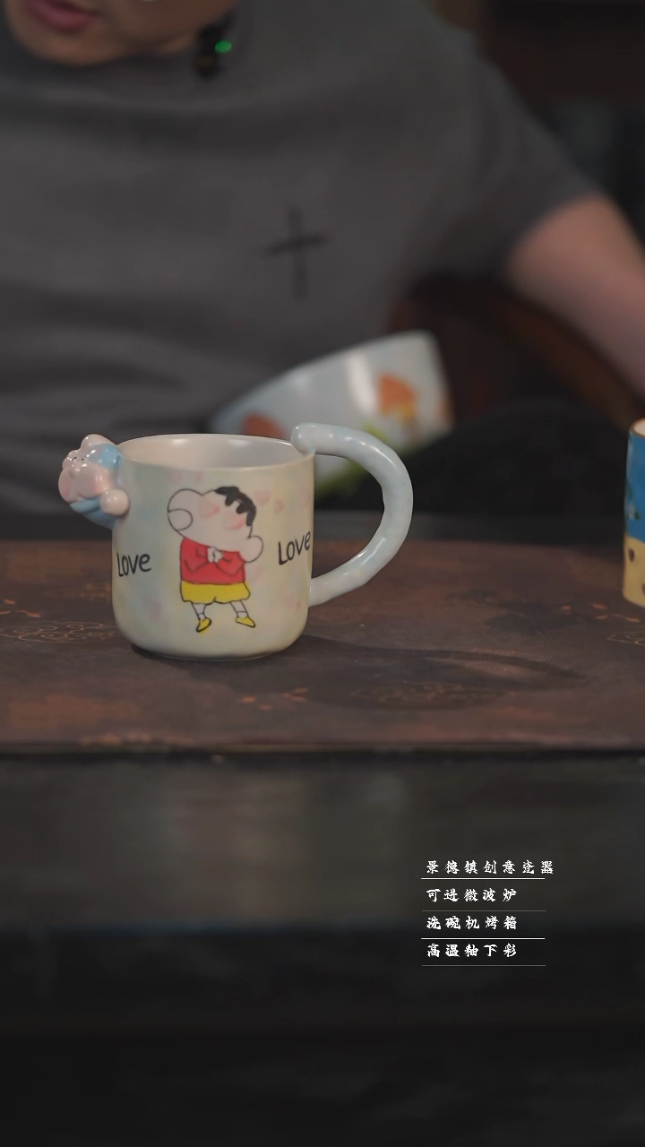 【闪购商品】杯如花手绘手作陶瓷@@777