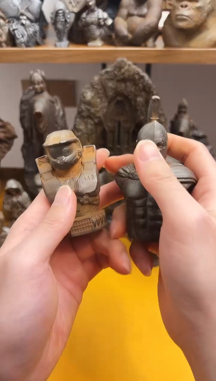 金属乐***r实心铁艺--斯巴达  士官长