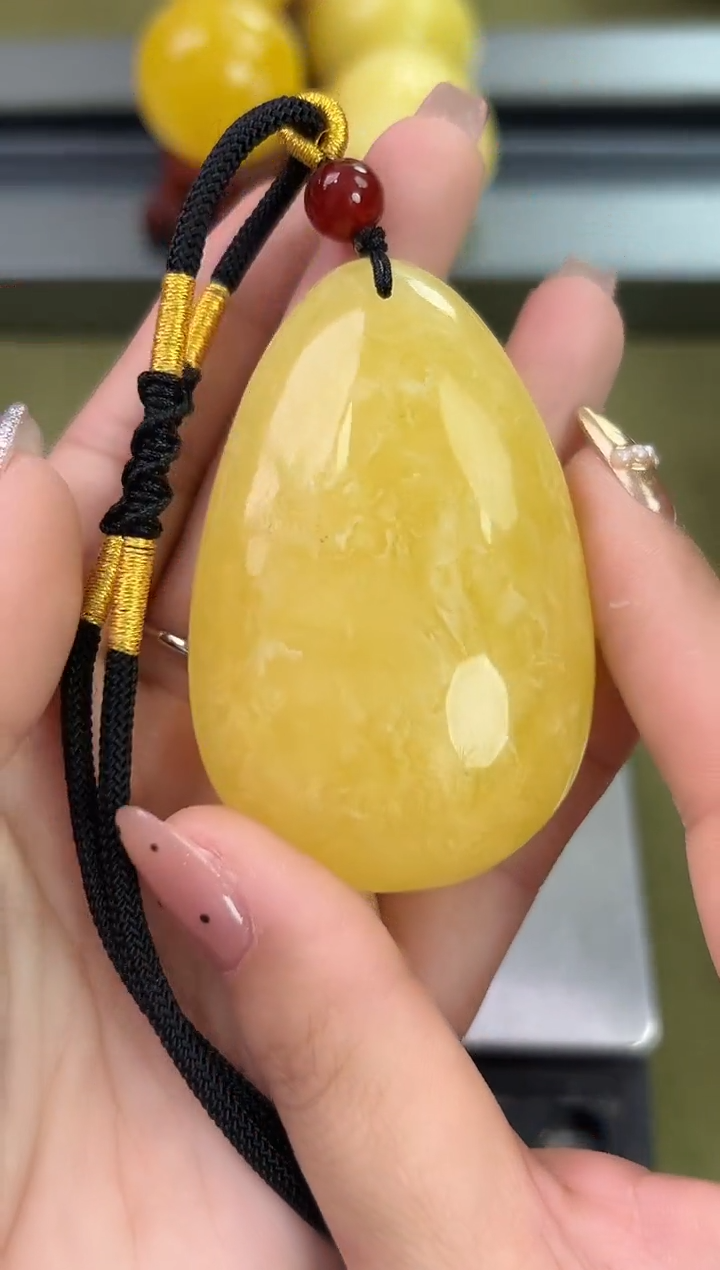 裸石琥珀未镶嵌天然琥珀蜜蜡吊坠