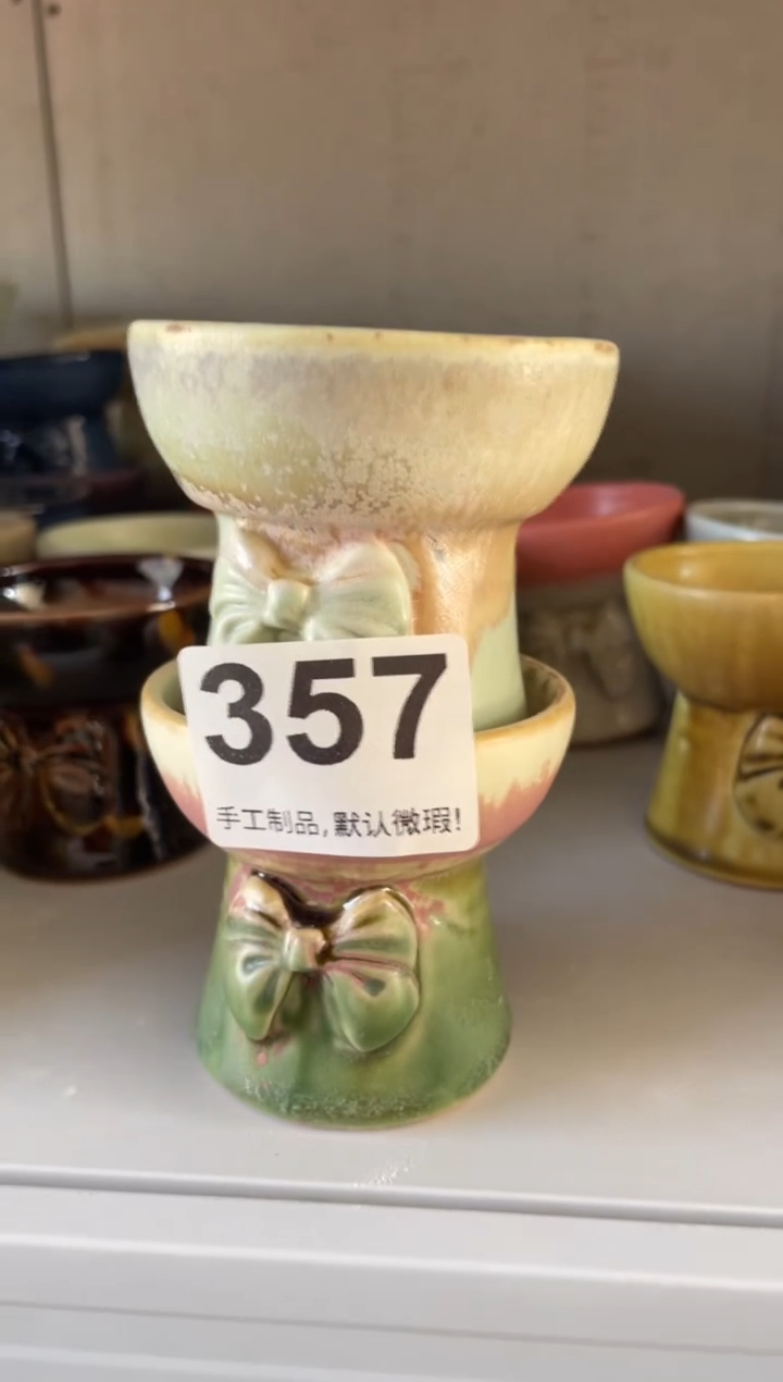 瓷片海*瑾357知木小芳花盆