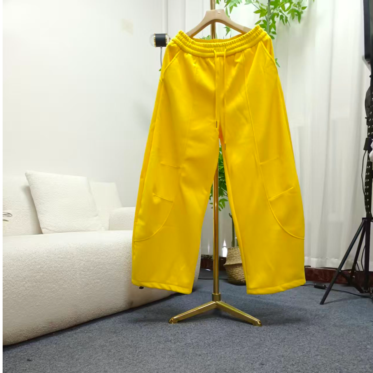 2025秋冬灯芯绒加绒弯刀裤 广场舞爵士舞曳步舞3577