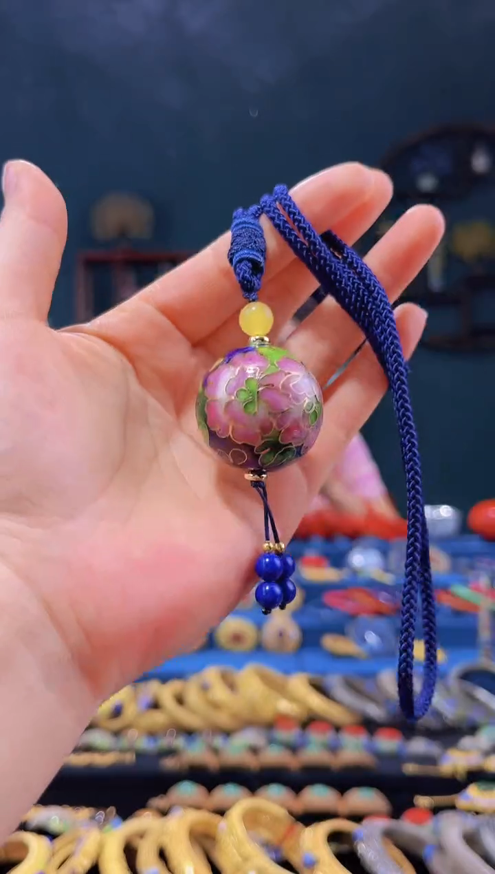 【闪购商品】非遗绝技 景泰蓝3.0吊坠 宝蓝