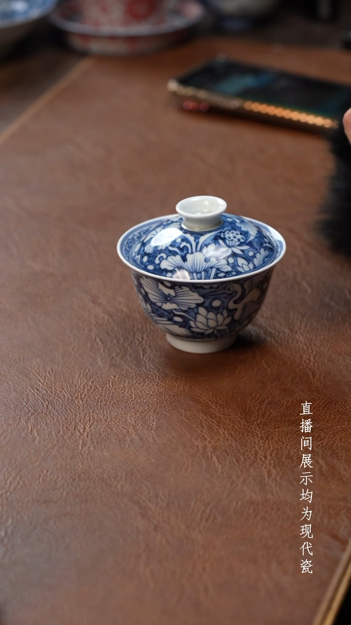 茶器茶器一鹭盖碗