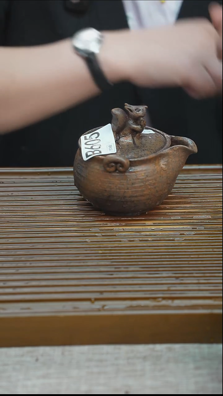 纯手工粗陶茶具每一只不一样