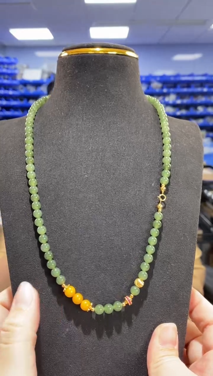 颈饰未镶嵌和田玉G12007