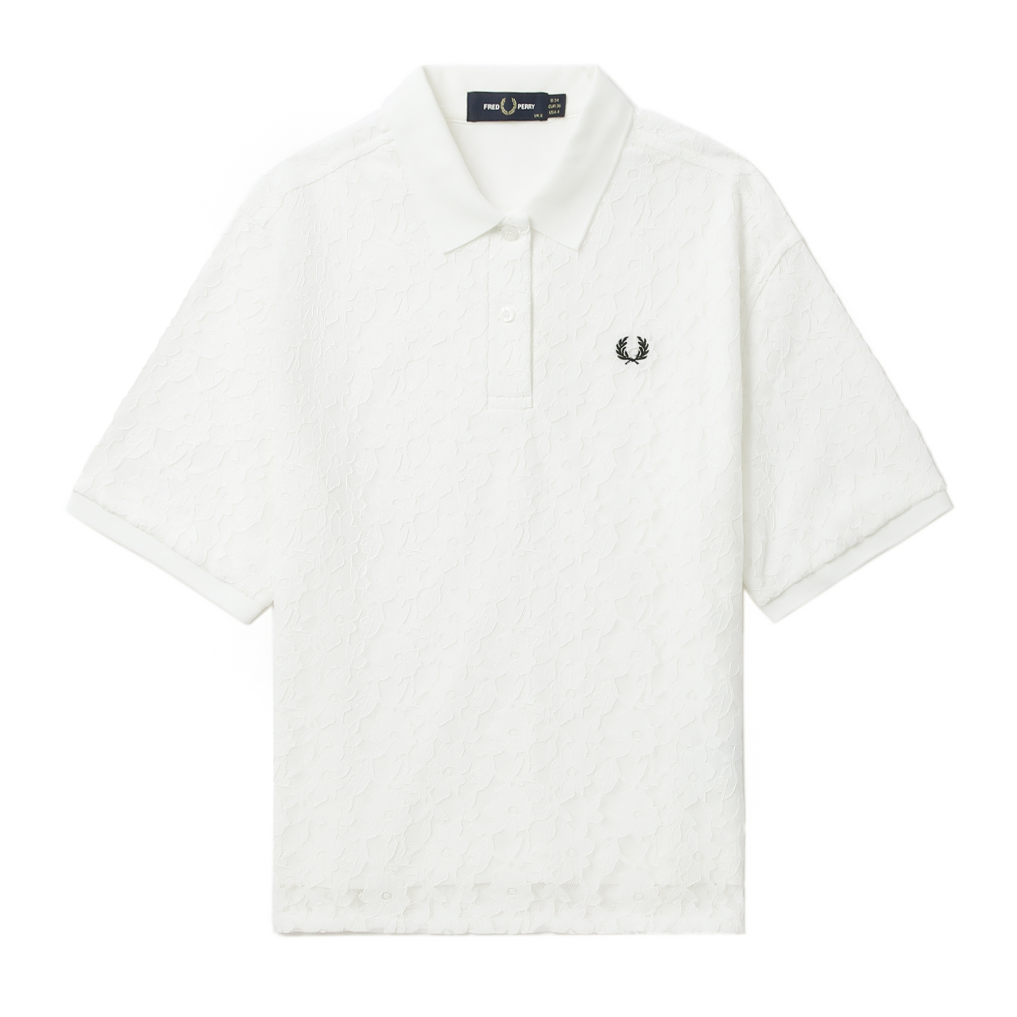  FRED PERRY 25年新品女士纯色休闲舒适经典麦穗POLO衫