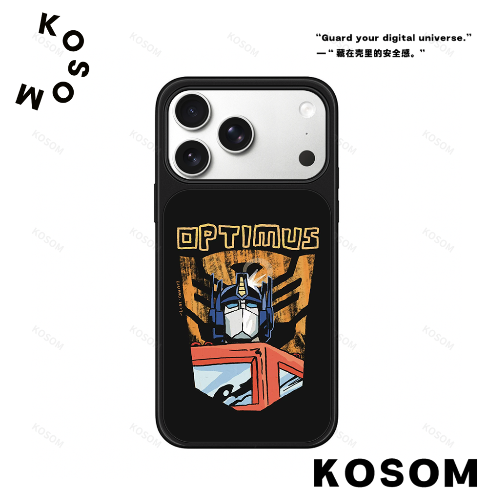 擎天柱磨砂磁吸黑边苹果16promax/15小众高级防摔17pro