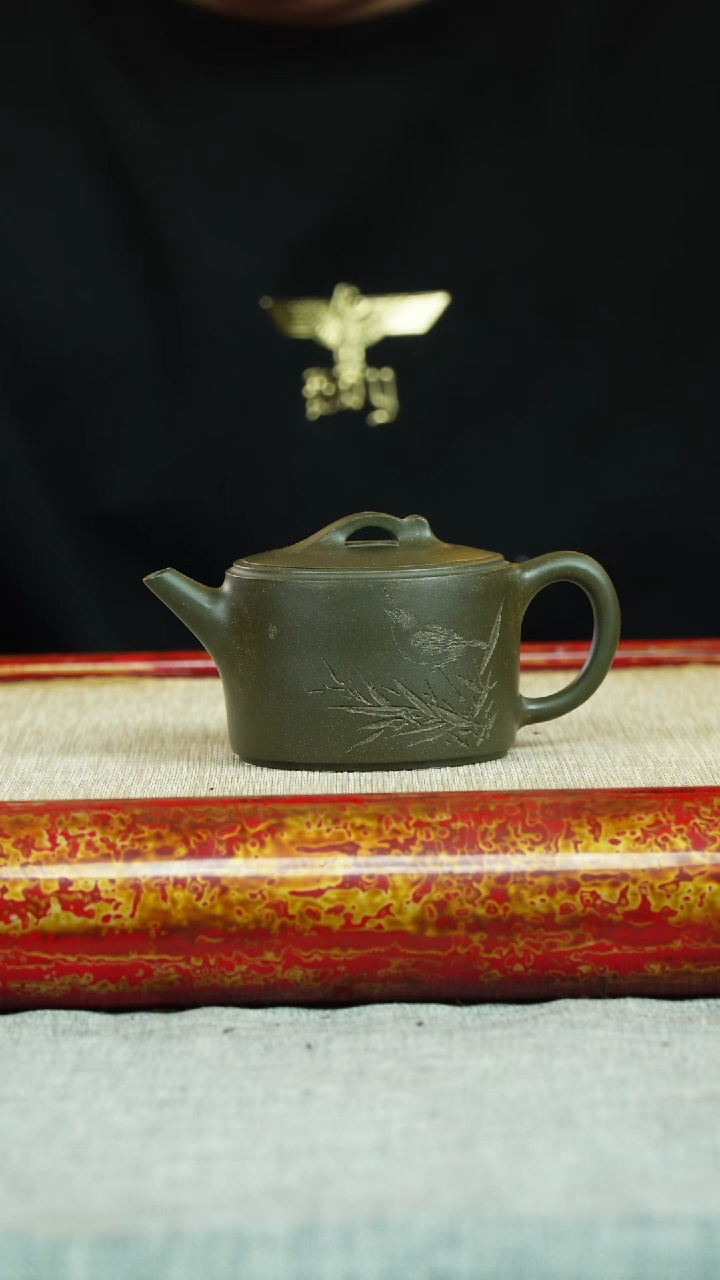 【闪购商品】紫砂茶杯汉瓦 豆青 魏茸茸制