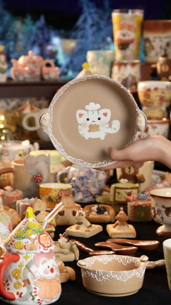 其他陶景德镇釉下彩手绘设计师款陶瓷