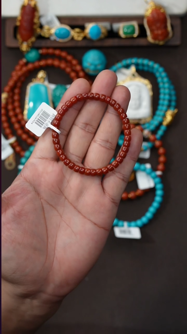 未镶嵌手串南红玛瑙南红手串（多样性发其一）