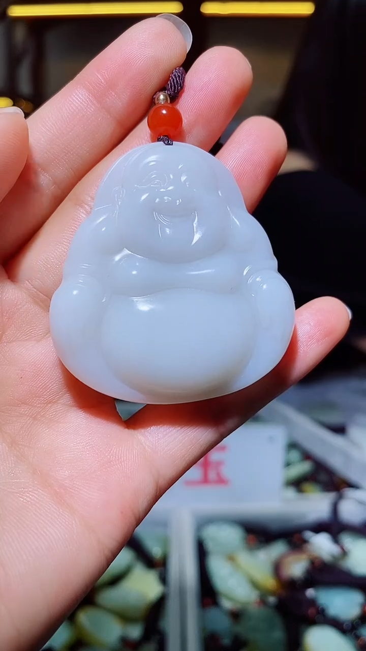 和田玉未镶嵌挂件1