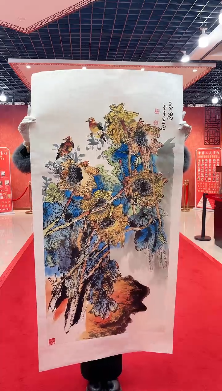 【闪购商品】国画国画道一老师亲笔绘画作品D93