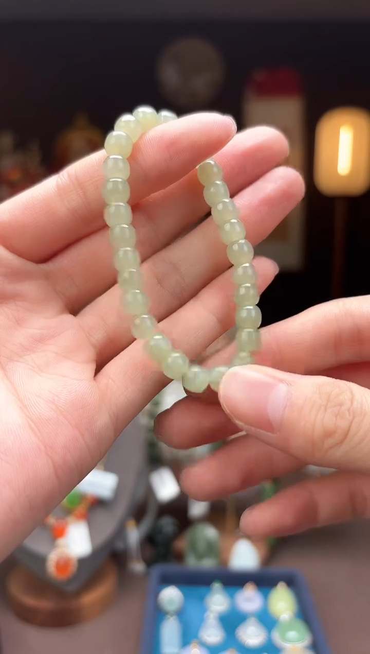 【闪购商品】和田玉D8手串未镶嵌-