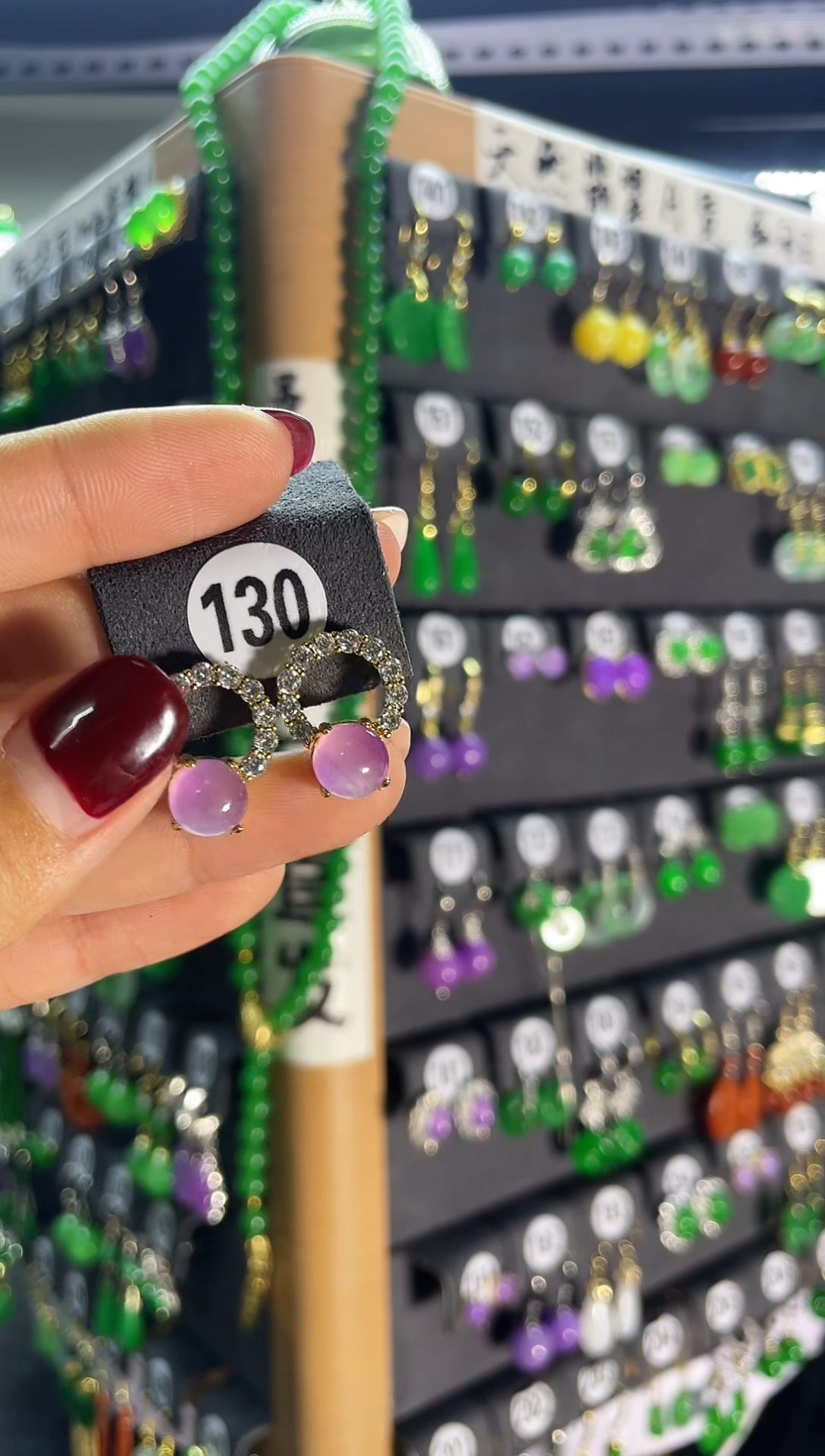 【闪购商品】翡翠耳饰银S925镶嵌130..
