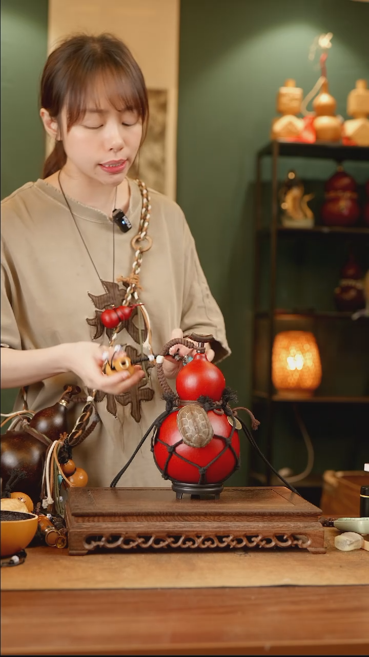 341号精品天然大漆酒葫芦一物一拍~