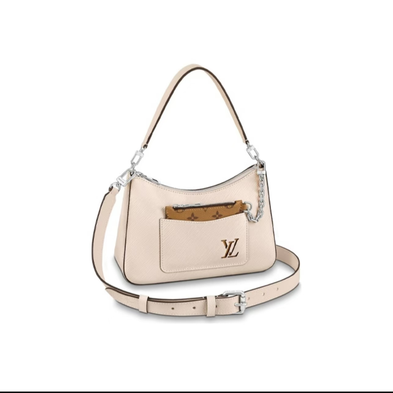 99新 LouisVuitton/路易威登 云朵奢品/Lv Marelle 米色/98新