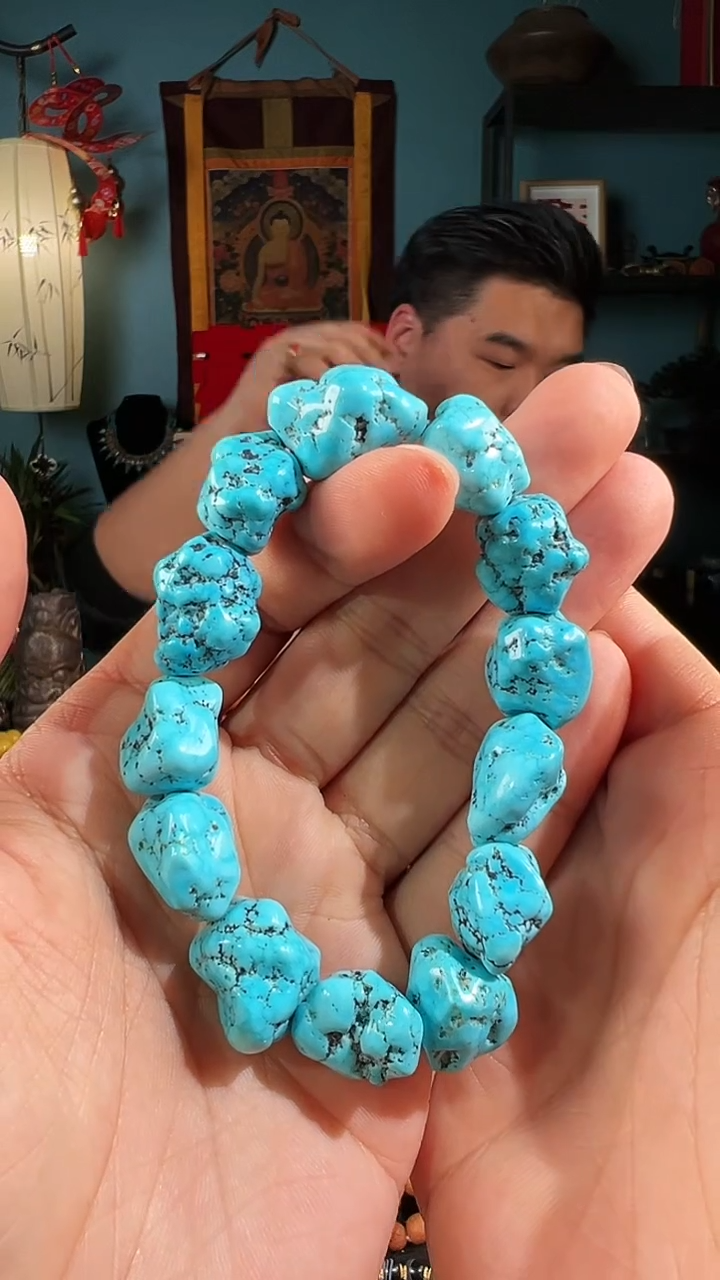 【闪购商品】绿松石手串未镶嵌随型