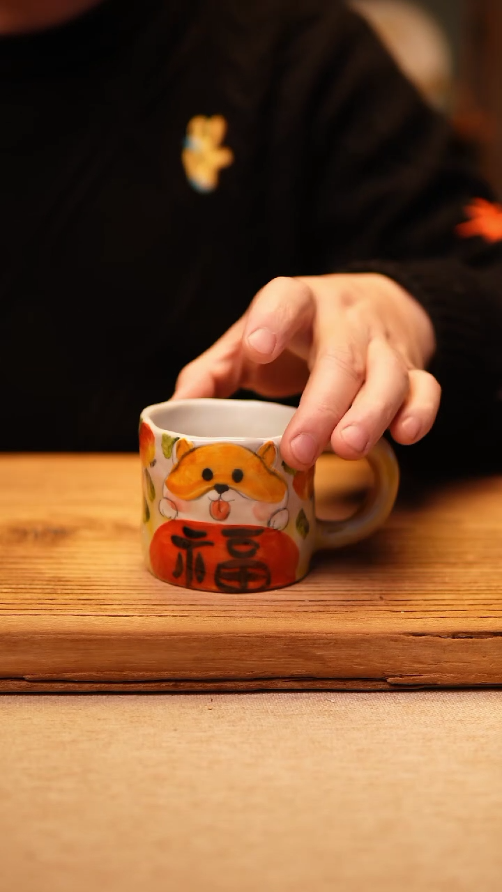 【闪购商品】@@陶园瓷舍@@纯手工手绘@高温釉下彩