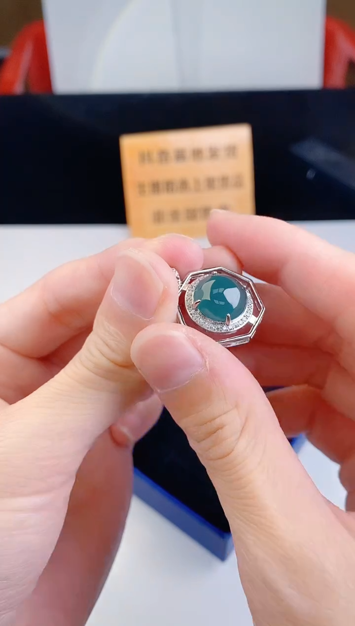 颈饰未镶嵌翡翠  