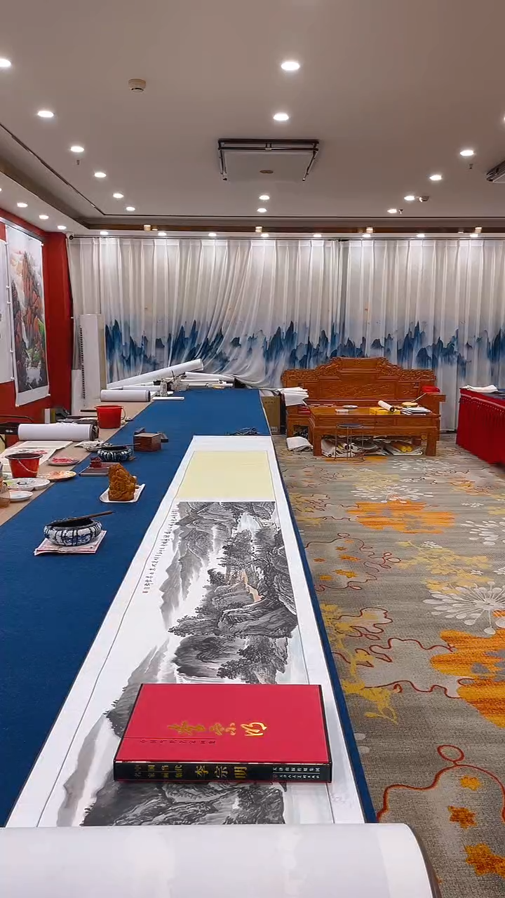 【闪购商品】书法李宗明国画金卷